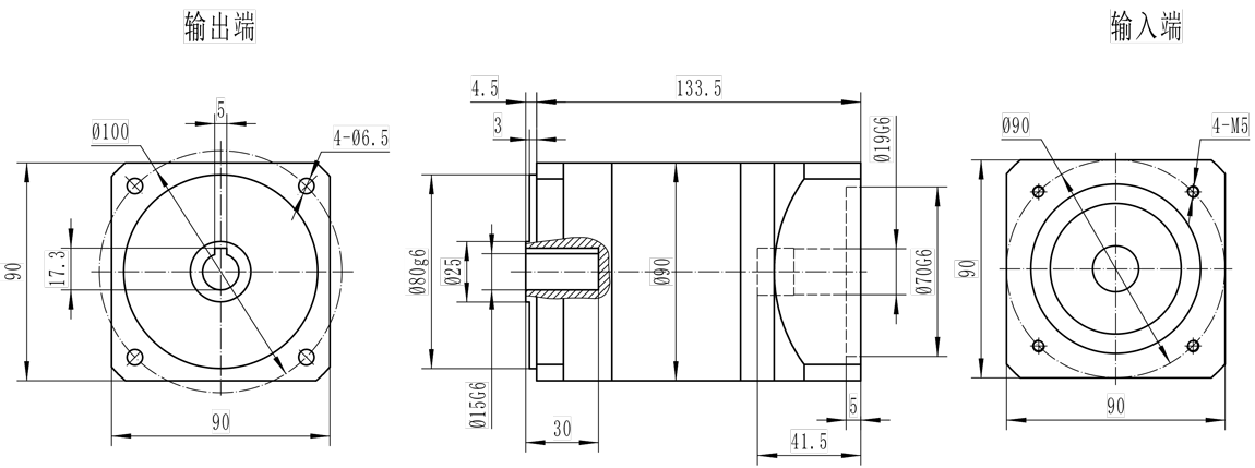 PFK90二级外形图